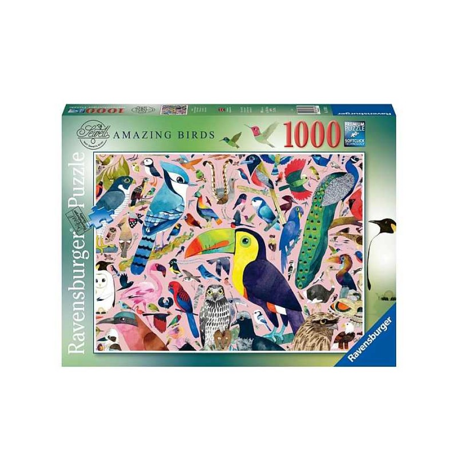 RAVENSBURGER Puzzle 1000 Piezas Pajaros Increibles | Juguetes