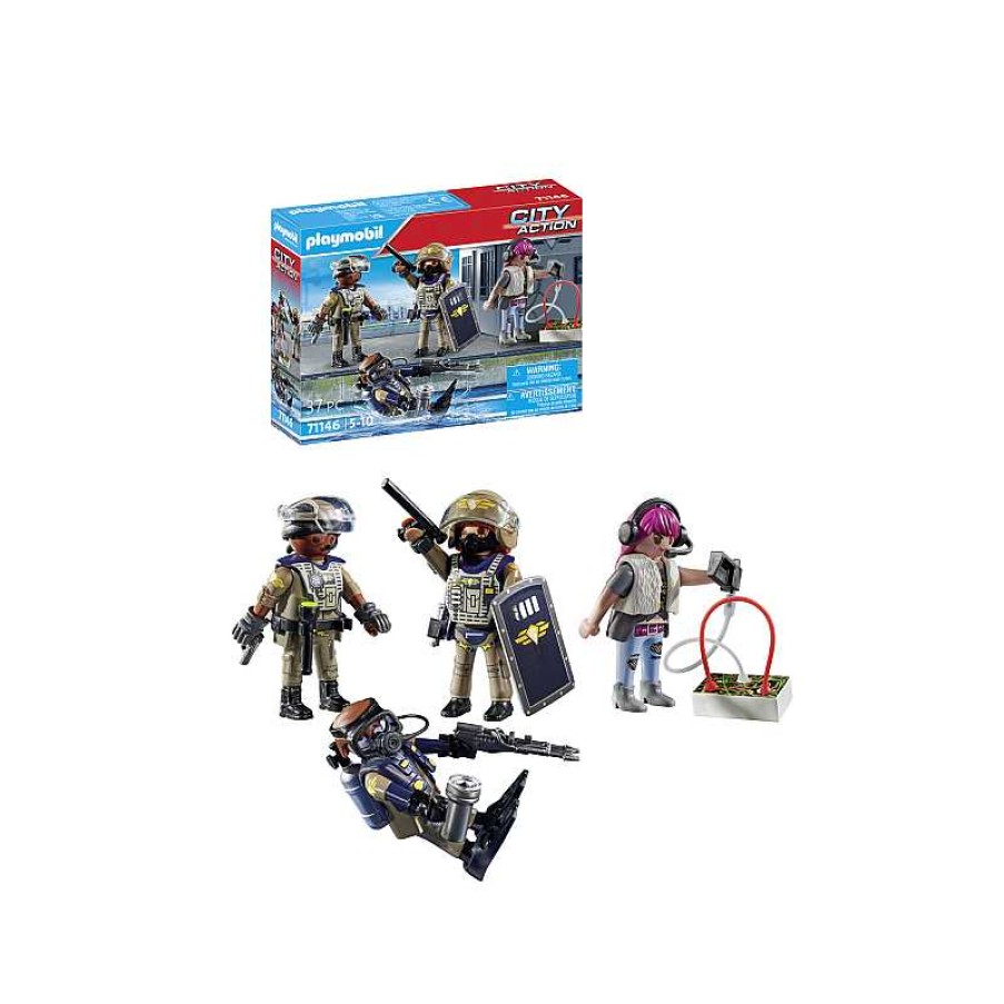 PLAYMOBIL Fuerzas Especiales Set Figuras | Juguetes