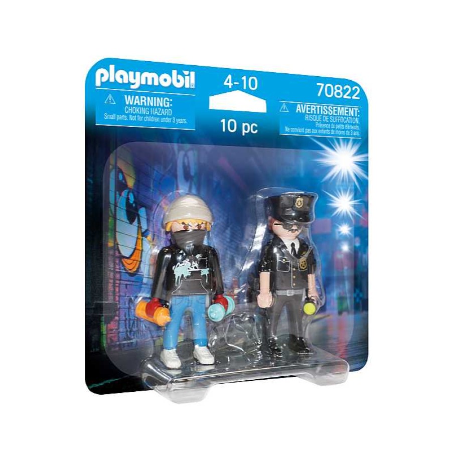 PLAYMOBIL Duo Pack Policia Y Vandalo Playmobil Duopack | Juguetes