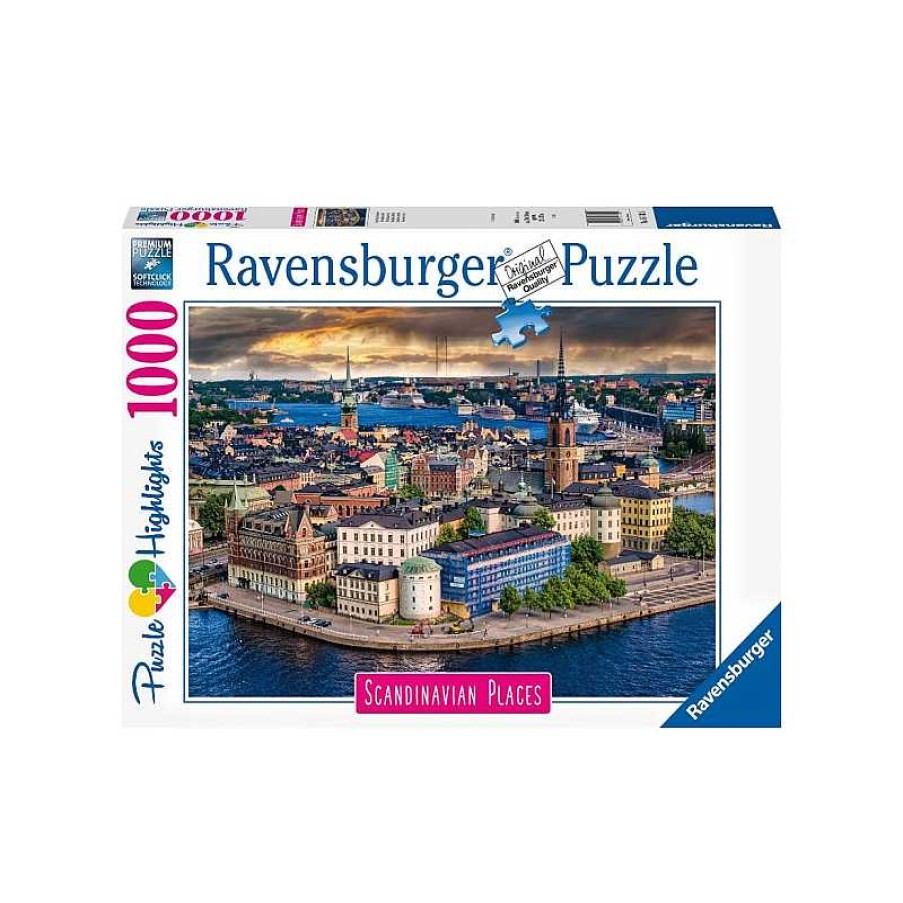 RAVENSBURGER Puzzle 1000 Piezas Estocolmo Suecia | Juguetes