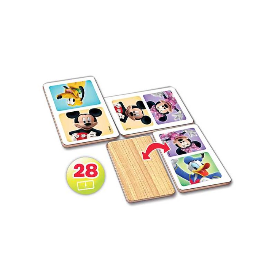 EDUCA Domino Madera Mickey & Minnie | Juguetes