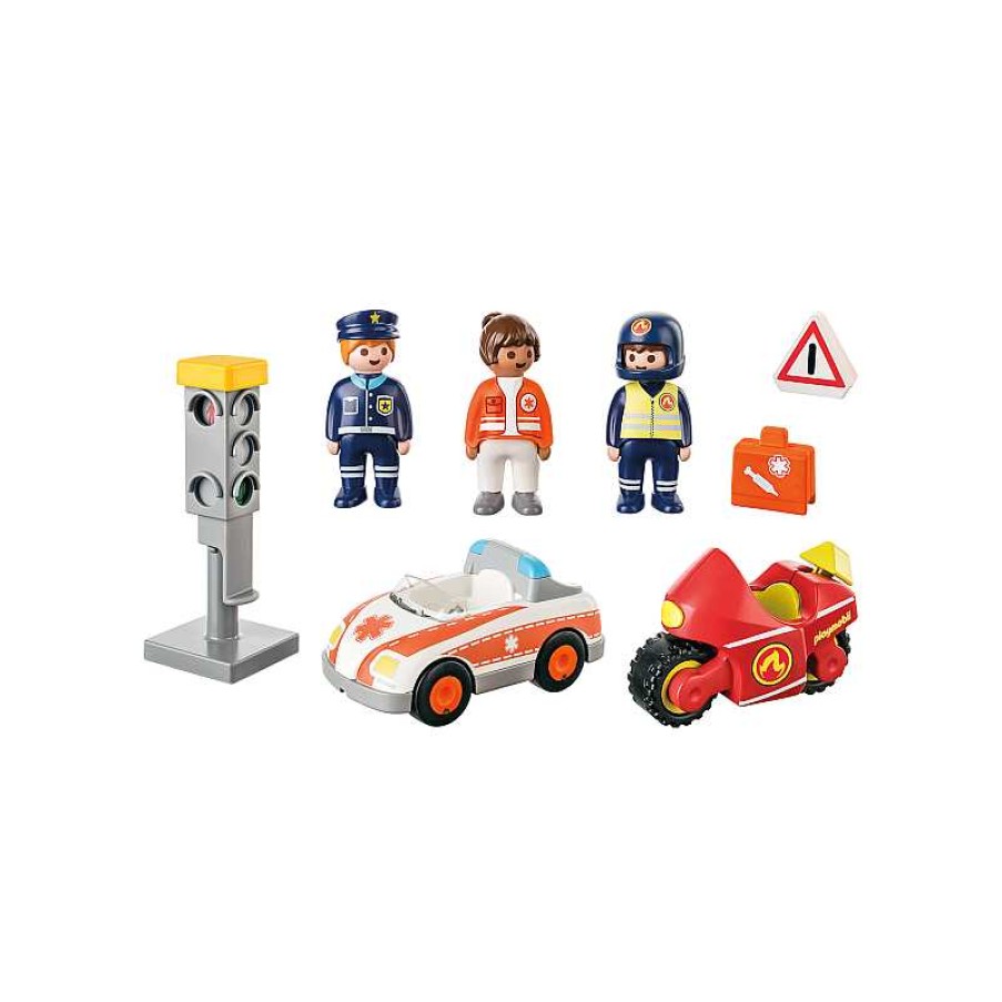 PLAYMOBIL 1.2.3 Heroes Del Dia A Dia | Juguetes