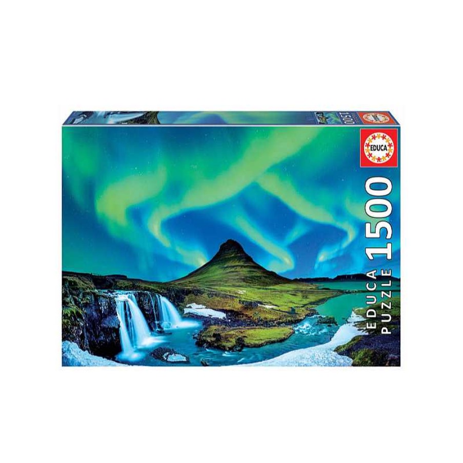 EDUCA Puzzle 1500 Piezas Aurora Boreal Islandia | Juguetes