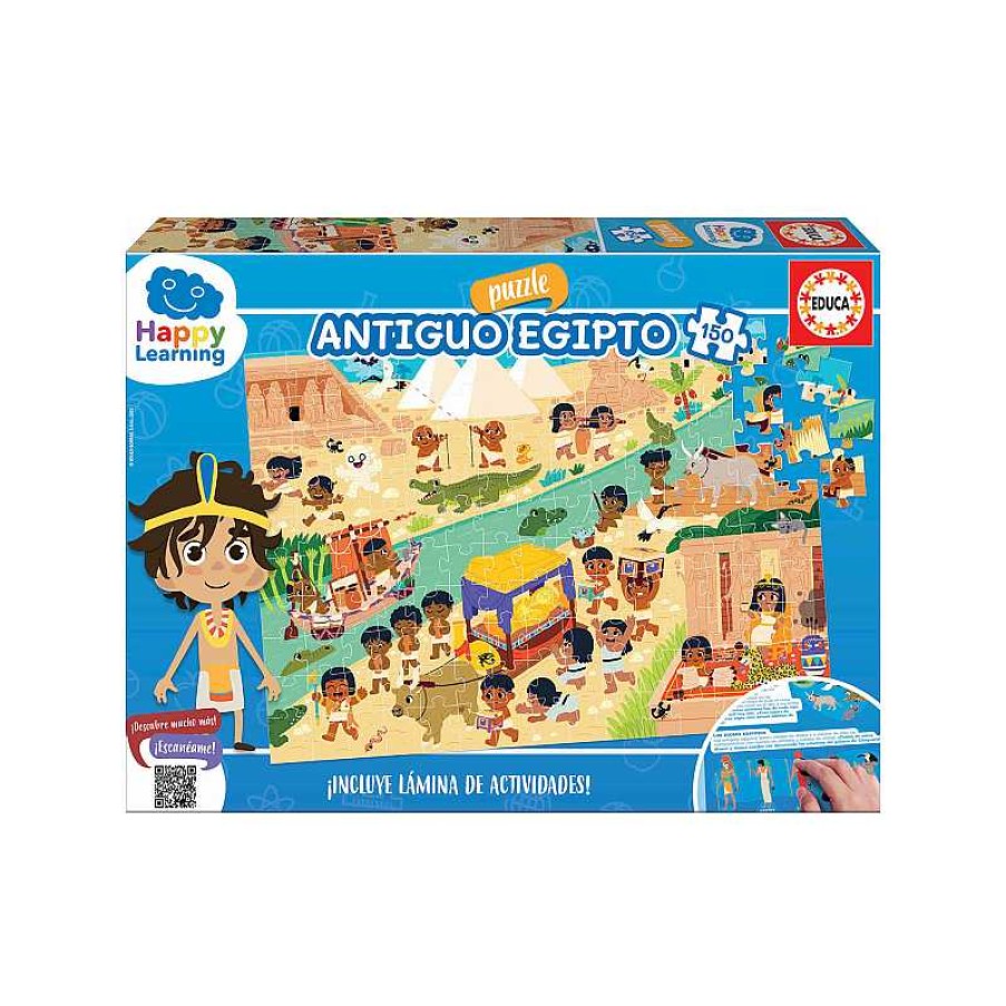 EDUCA Puzzle 150 Piezas Egipto Happy Learning | Juguetes