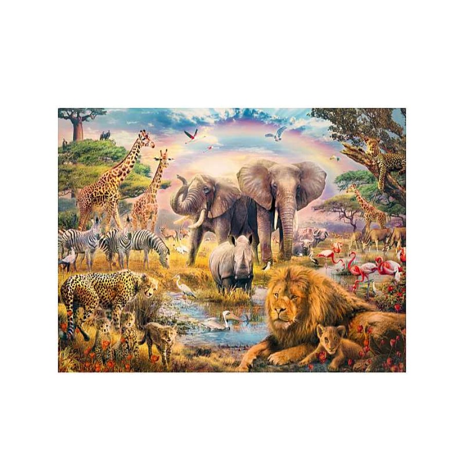 RAVENSBURGER Puzzle 100 Piezas Xxl La Sabana Africana | Juguetes