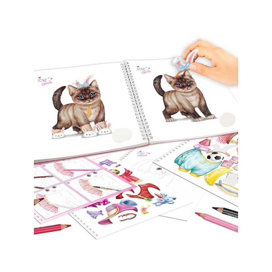 TOP MODEL Crea Tu Libro De Colorear Kitty Top Model | Juguetes