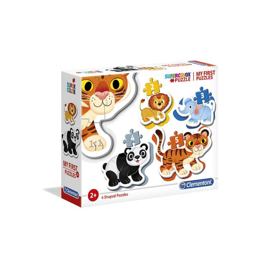 CLEMENTONI Puzzle 3+6+9+12 Piezas Animales Salvajes | Juguetes