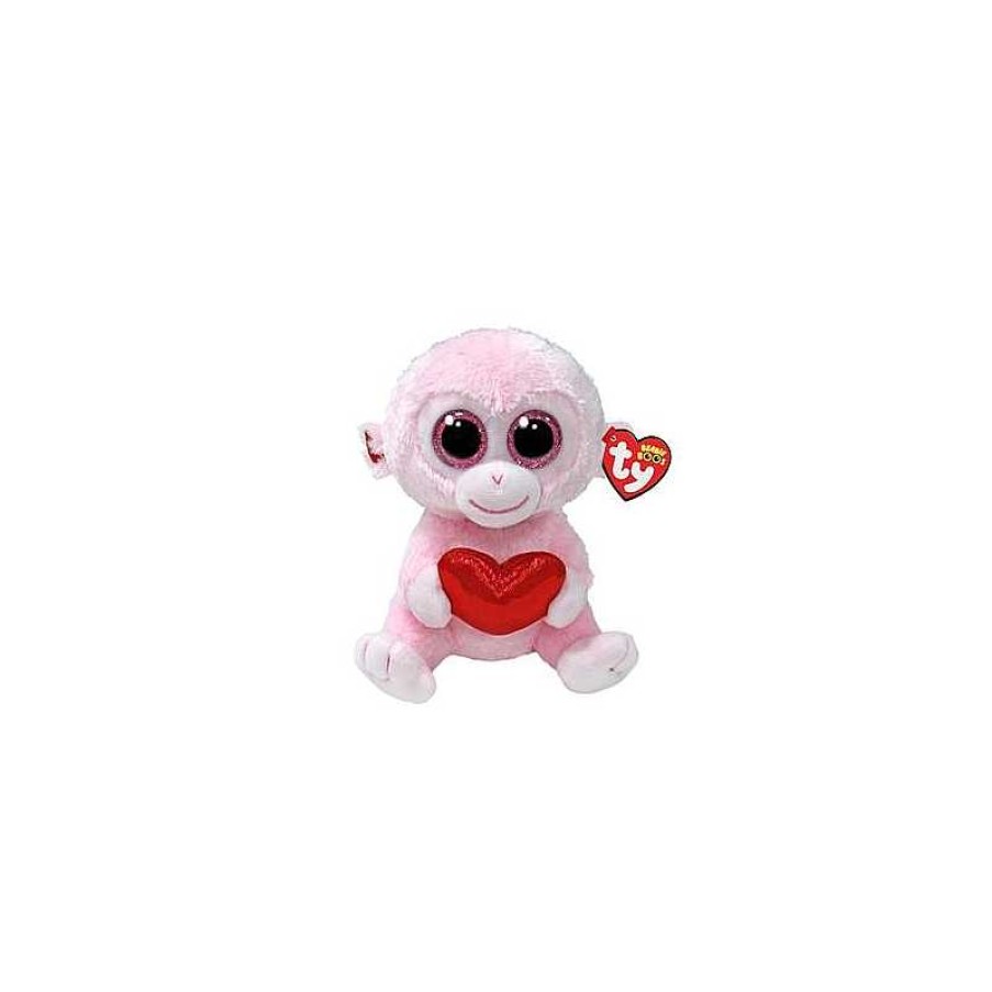 TY B.Boos Gigi Monkey W Heart 15C | Juguetes