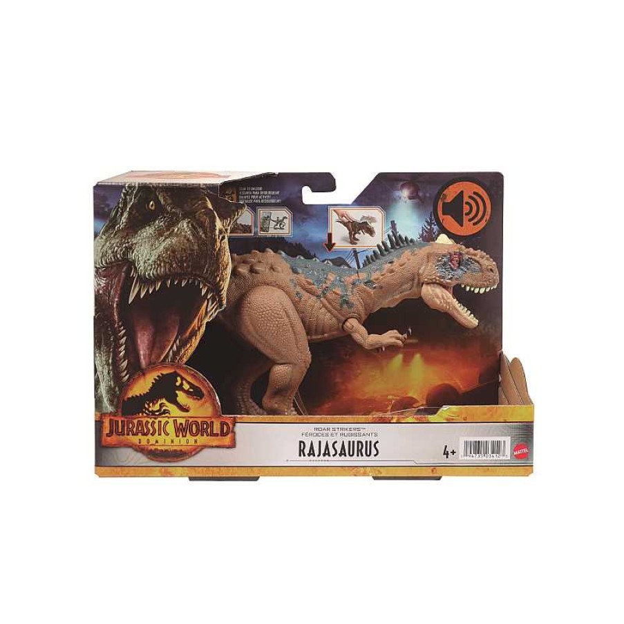 MATTEL Jurassic World 3 Rajasaurus Ruge Y Golpea | Juguetes