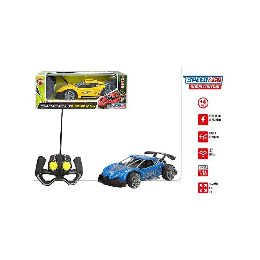 COLOR BABY Coche Rc Racer Full Function 1:16 21Cm Speed And Go Surtido | Juguetes