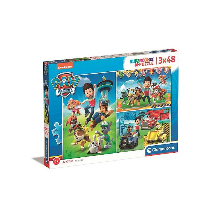 CLEMENTONI Puzzle 3X48 Piezas Paw Patrol | Juguetes