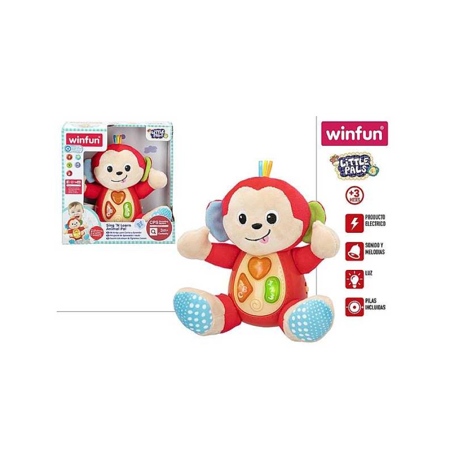 COLOR BABY Peluche Mono Luz Y Sonido | Juguetes