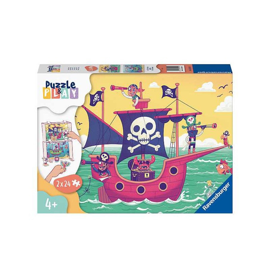 RAVENSBURGER Puzzle 2X24 Piezas Tierra A La Vista | Juguetes