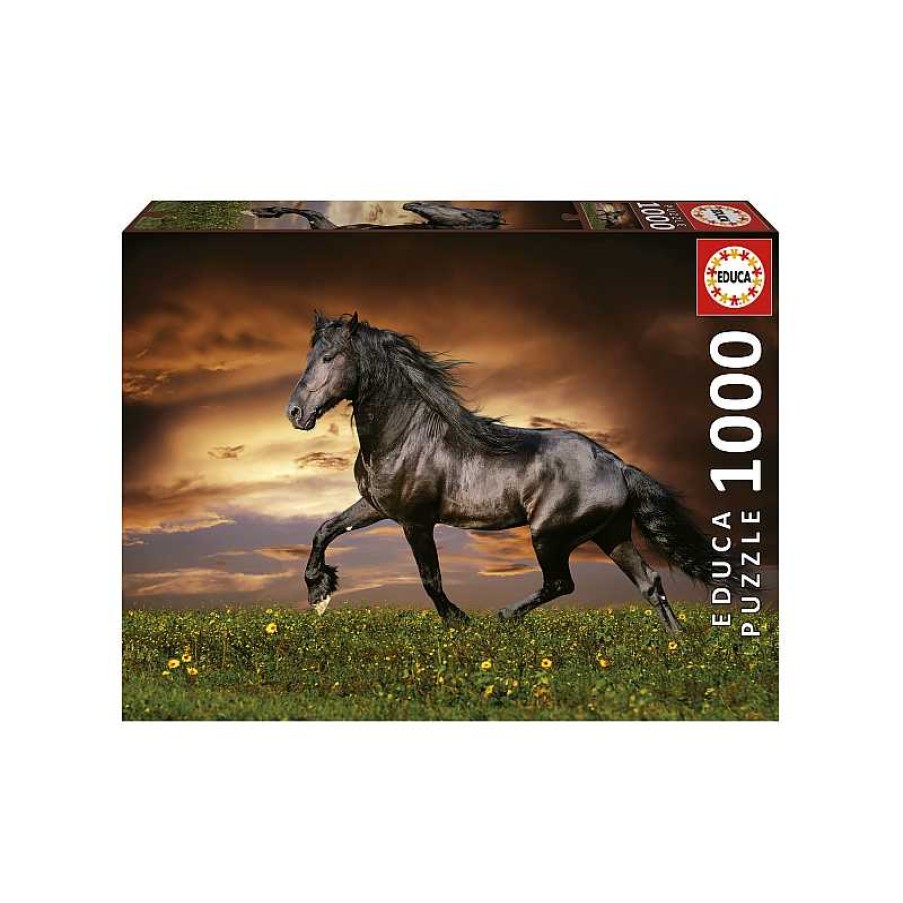 EDUCA Puzzle 1000 Piezas Caballo Al Trote | Juguetes