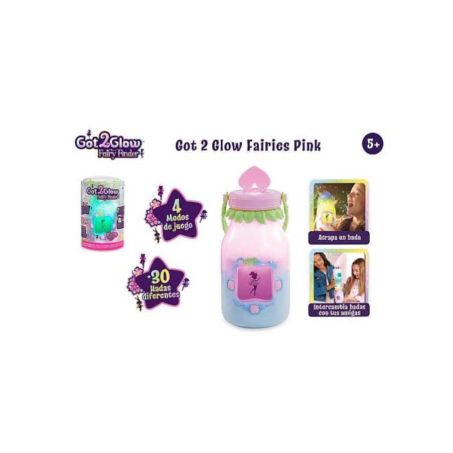 FAMOSA Got 2 Glow Fairies Pink | Juguetes