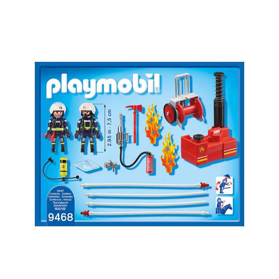 PLAYMOBIL Playmobil City Action Bomberos Con Bomba De Agua | Juguetes