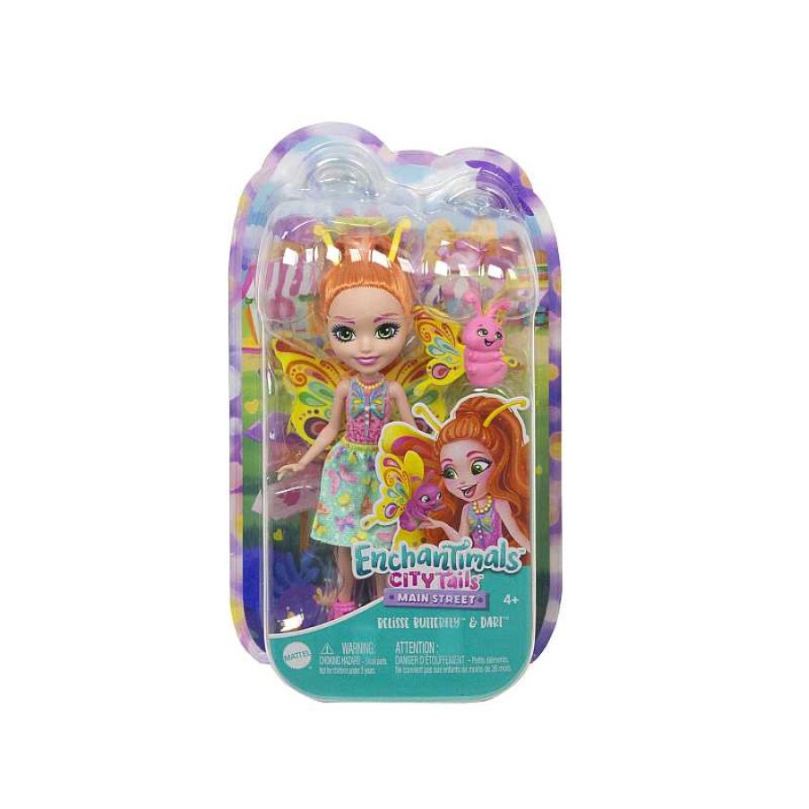 MATTEL Enchantimals City Tails Belisse Butterfly | Juguetes