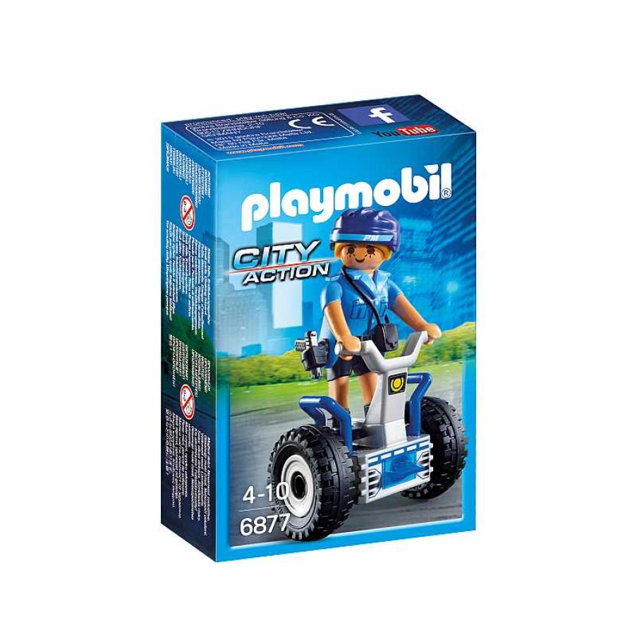 PLAYMOBIL Policia Con Balance Racer | Juguetes