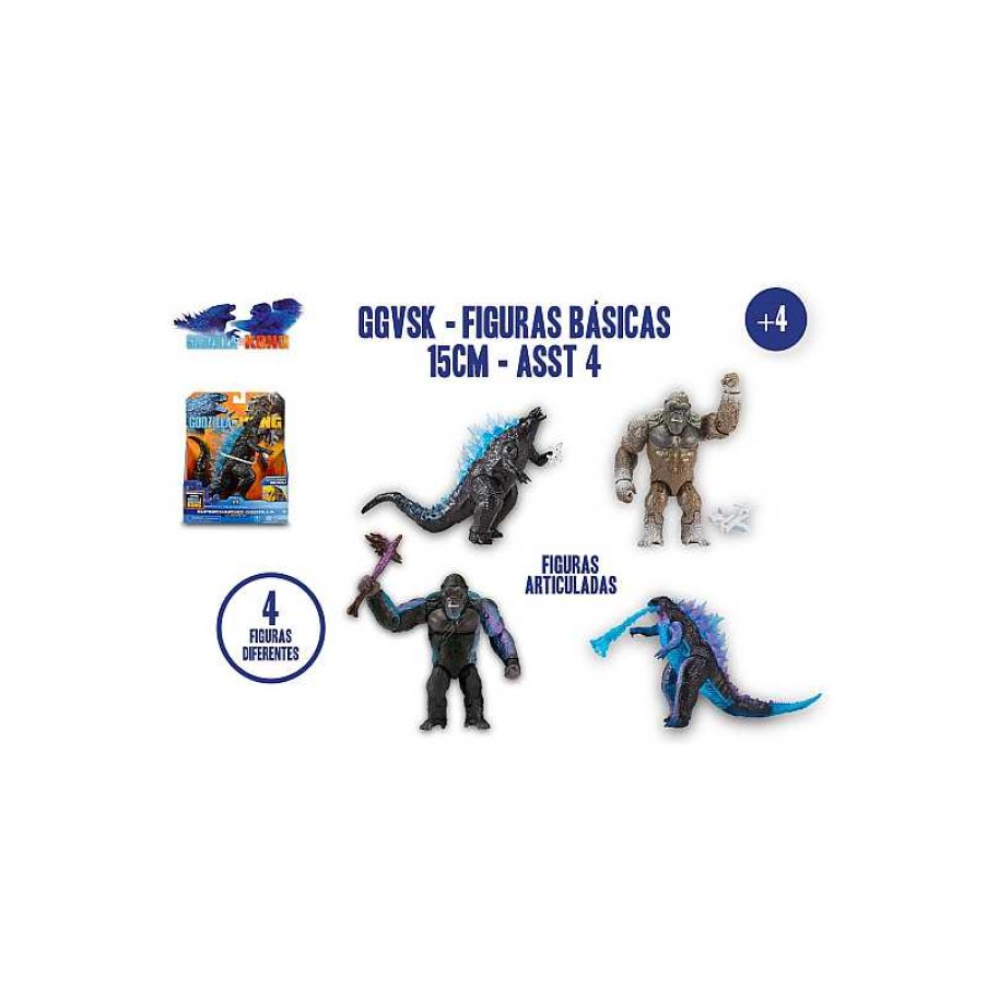 FAMOSA Figuras Basicas 15 Cm Godzilla Vs Kong | Juguetes