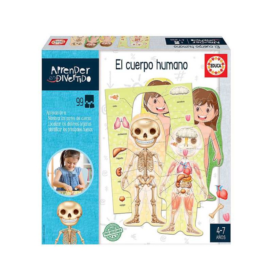 EDUCA El Cuerpo Humano Aprender Es Divertido | Juguetes