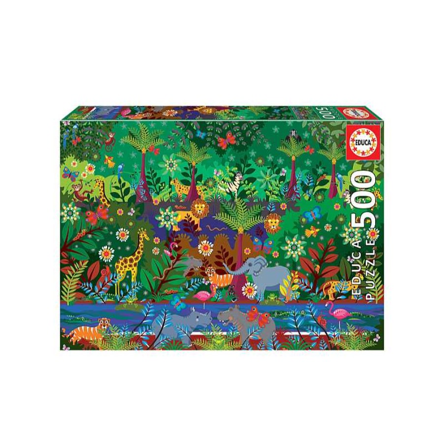 EDUCA Puzzle 500 Piezas Jungla | Juguetes