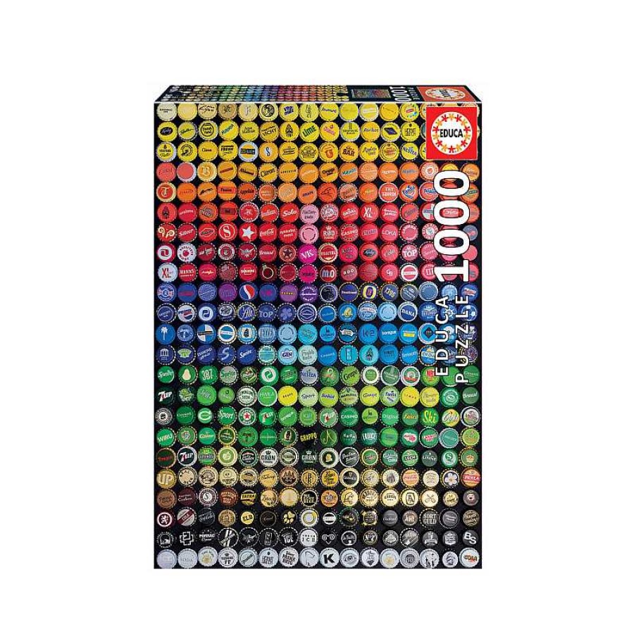 EDUCA Puzzle 1000 Piezas Collage De Chapas | Juguetes