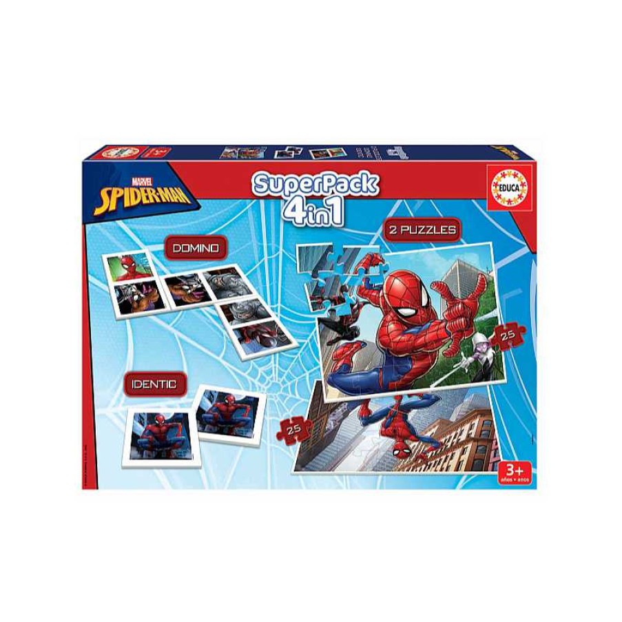 EDUCA Juego Superpack Spiderman | Juguetes