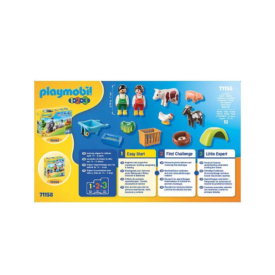 PLAYMOBIL 1.2.3 Diversion En La Granja | Juguetes