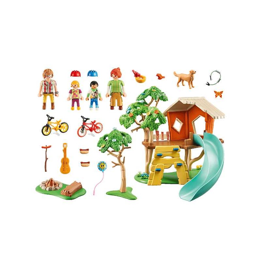 PLAYMOBIL Aventura En La Casa Del Arbol Con Tobogan | Juguetes