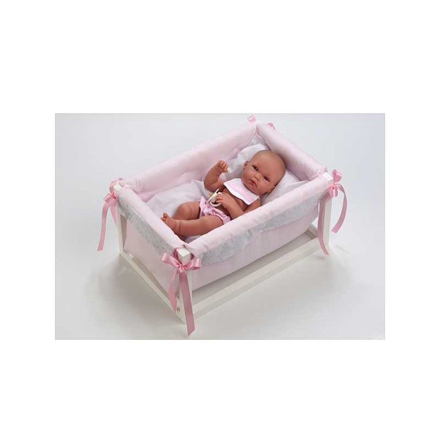 Juguetes Carrión Mu Eca Bimba 33Cm Con Cuna | Juguetes