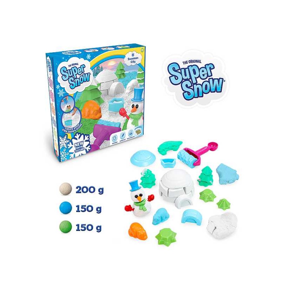 GOLIATH Super Sand Snow Fun Snowman City | Juguetes