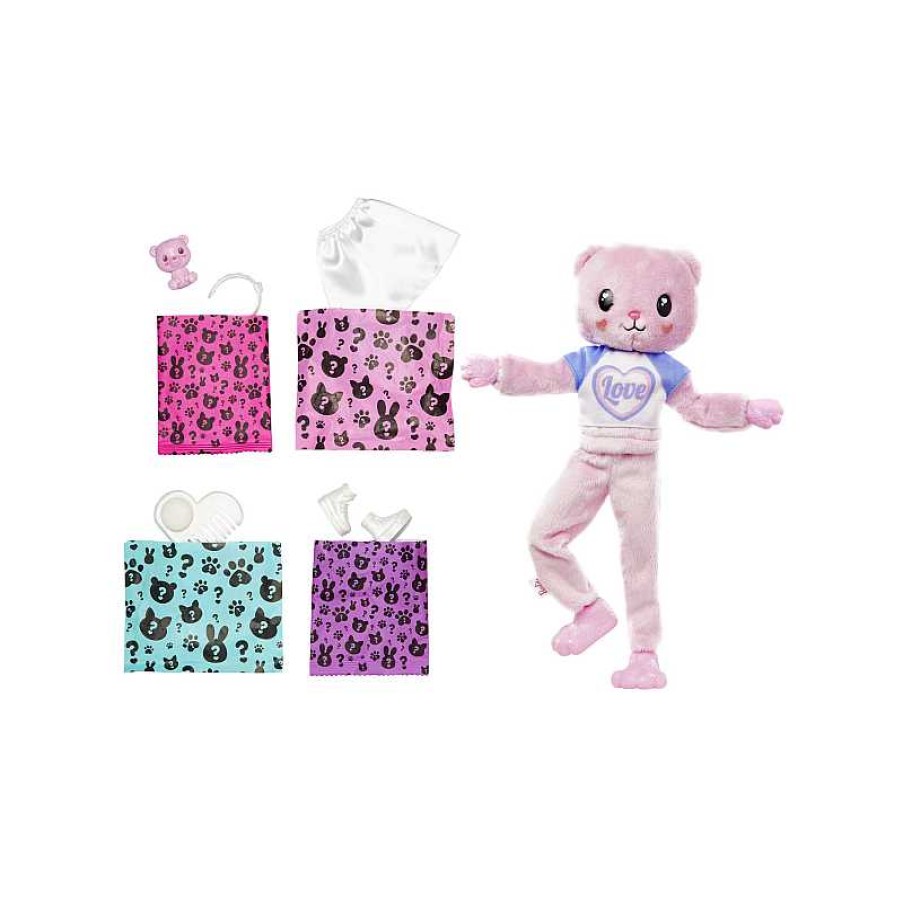 MATTEL Barbie Cutie Reveal Camisetas Cozy Osito | Juguetes