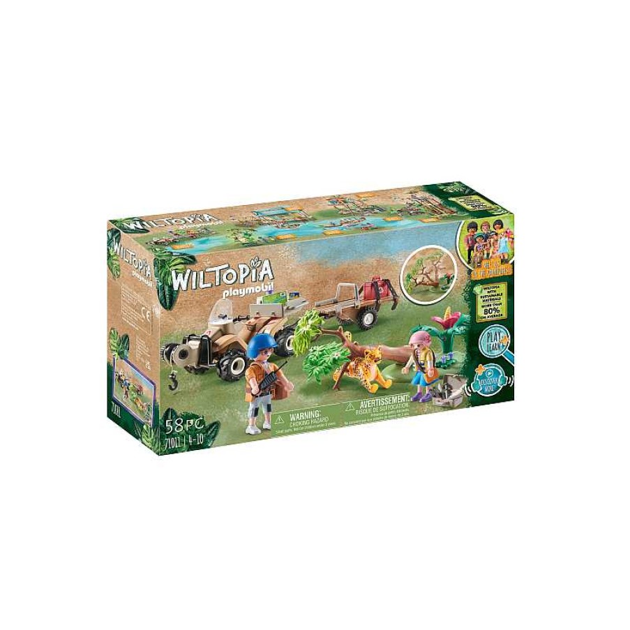 PLAYMOBIL Wiltopia Quad Rescate De Animales | Juguetes