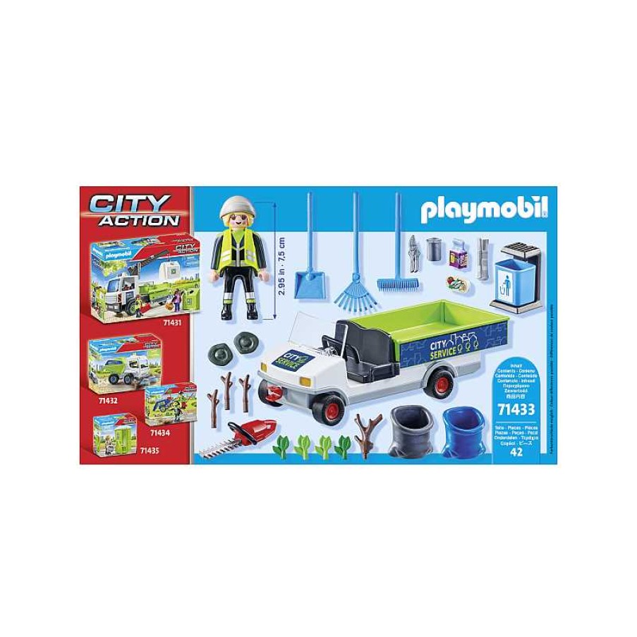 PLAYMOBIL Limpieza Urbana Con Coche Electrico | Juguetes