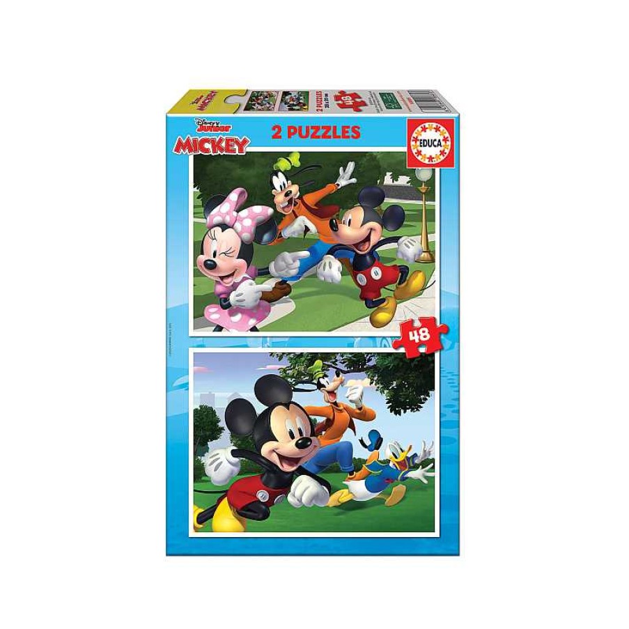 EDUCA Puzzle 2X48 Piezas Mickey And Friends | Juguetes