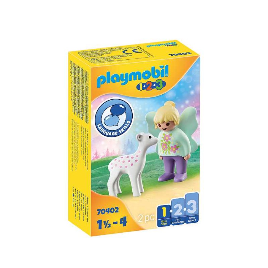 PLAYMOBIL 1.2.3 Hada Con Cervatillo | Juguetes