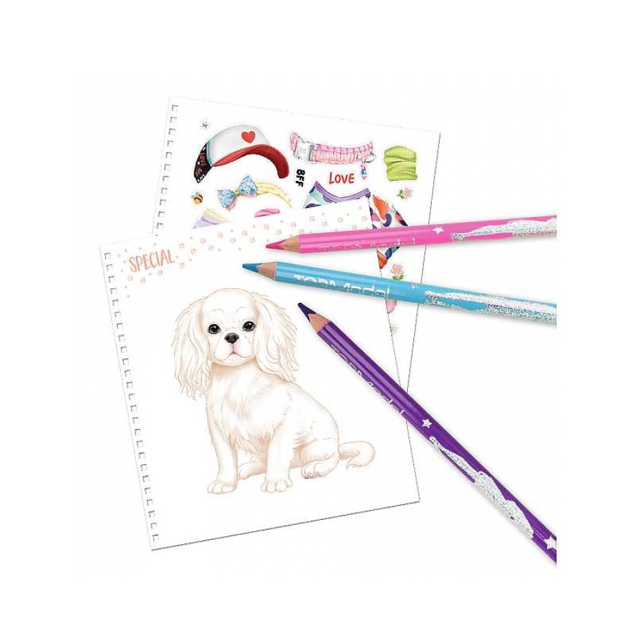 TOP MODEL Create Your Top Model Doggy Colouring Book | Juguetes