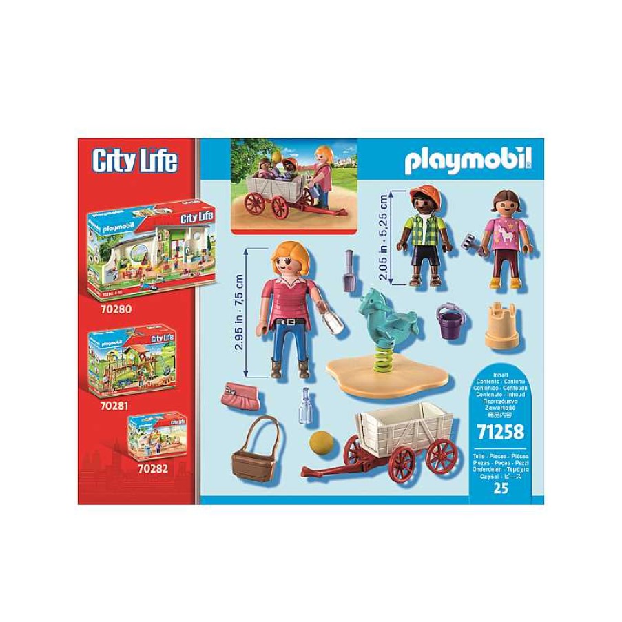 PLAYMOBIL Starter Pack Educadora Con Carrito | Juguetes