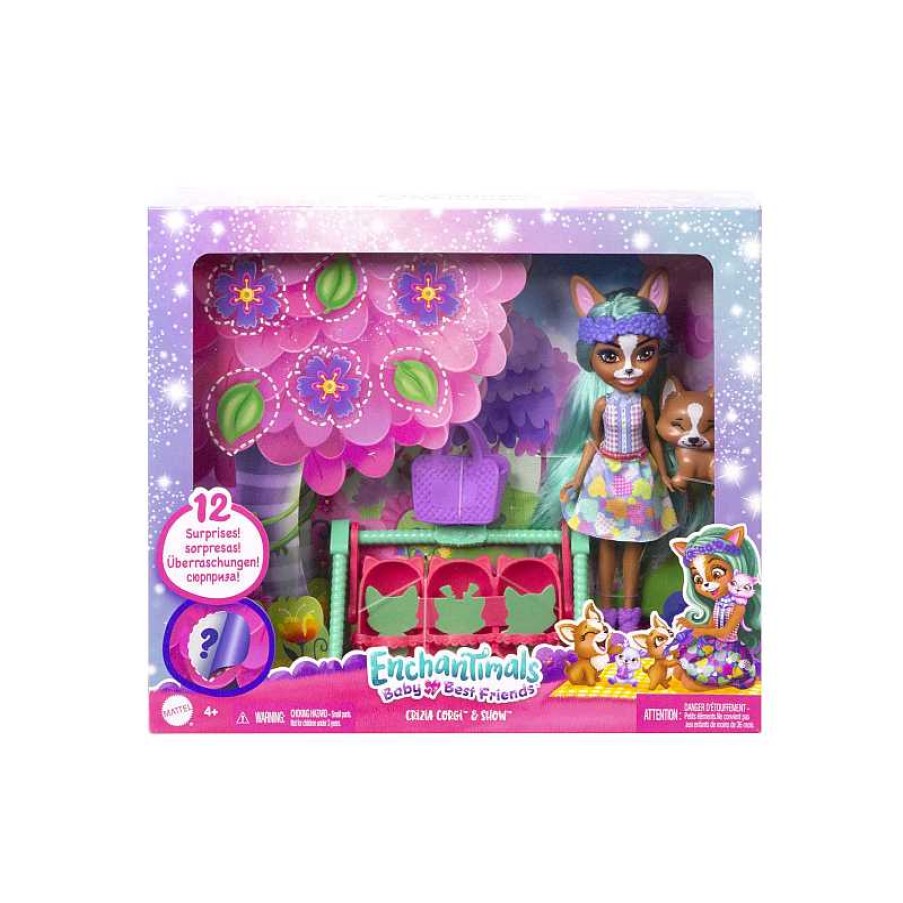 MATTEL Enchantimals Baby Bffs Crizia Corgi | Juguetes