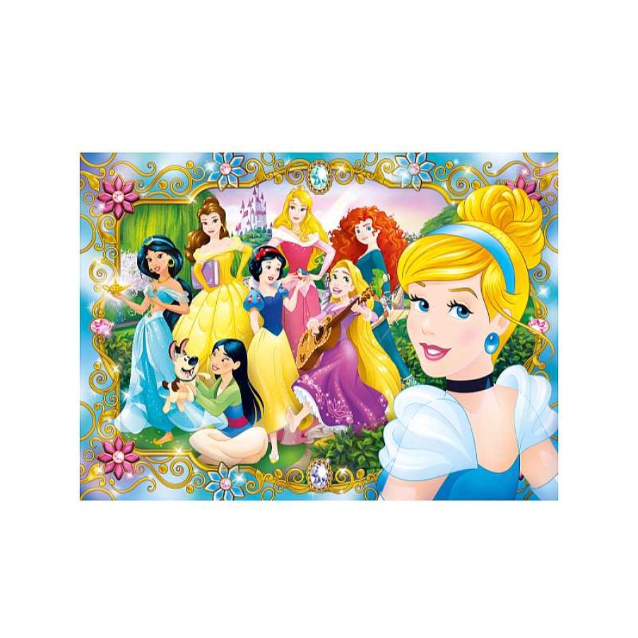 CLEMENTONI Puzzle 104 Piezas Princesas Jewels Puzzle | Juguetes