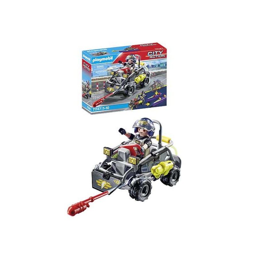 PLAYMOBIL Fuerzas Especiales Quad Multiterreno | Juguetes