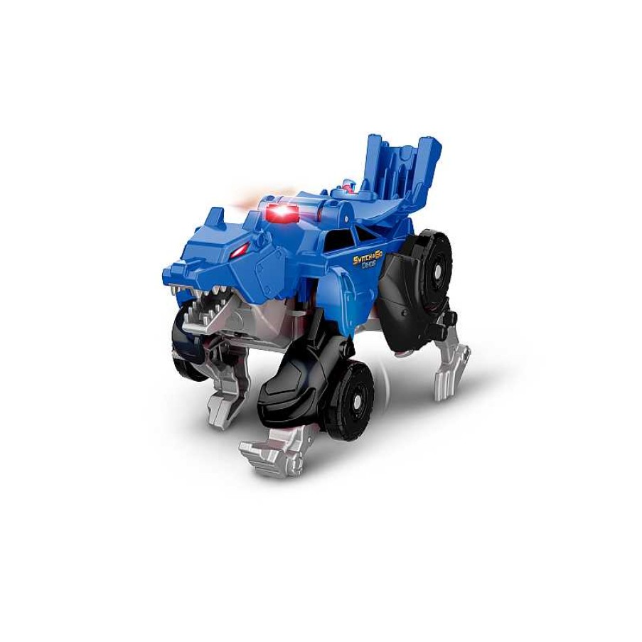 VTECH Switch & Go Dinos Oneclick Sabueso El Lobo Coche Patrulla | Juguetes