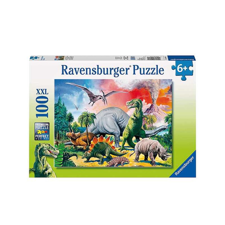 RAVENSBURGER Puzzle 100 Piezas Xxl Dinosaurios | Juguetes