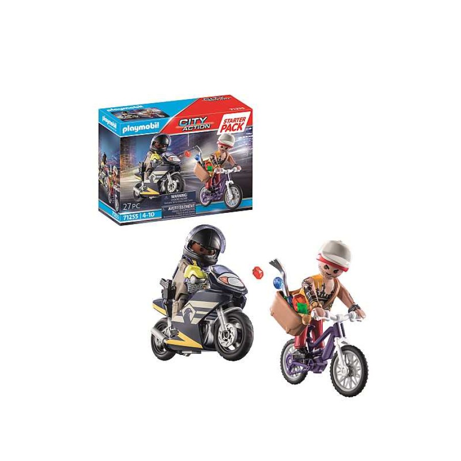 PLAYMOBIL Starter Pack Fuerzas Especiales Y Ladron | Juguetes