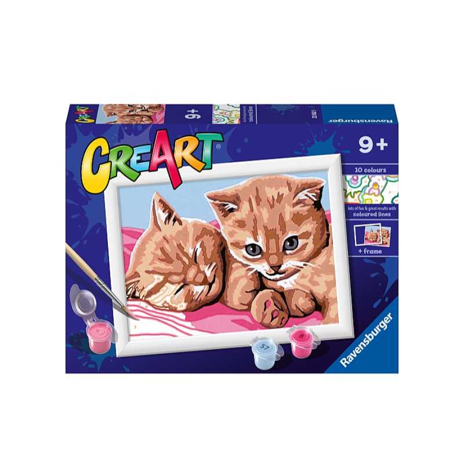 RAVENSBURGER Creart Serie E Classic - Gatitos Amigos | Juguetes