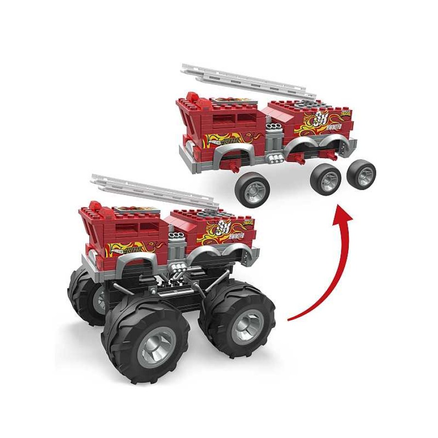 MEGA Mega Construx Monster Truck Camion De Bomberos 5-Alarm | Juguetes