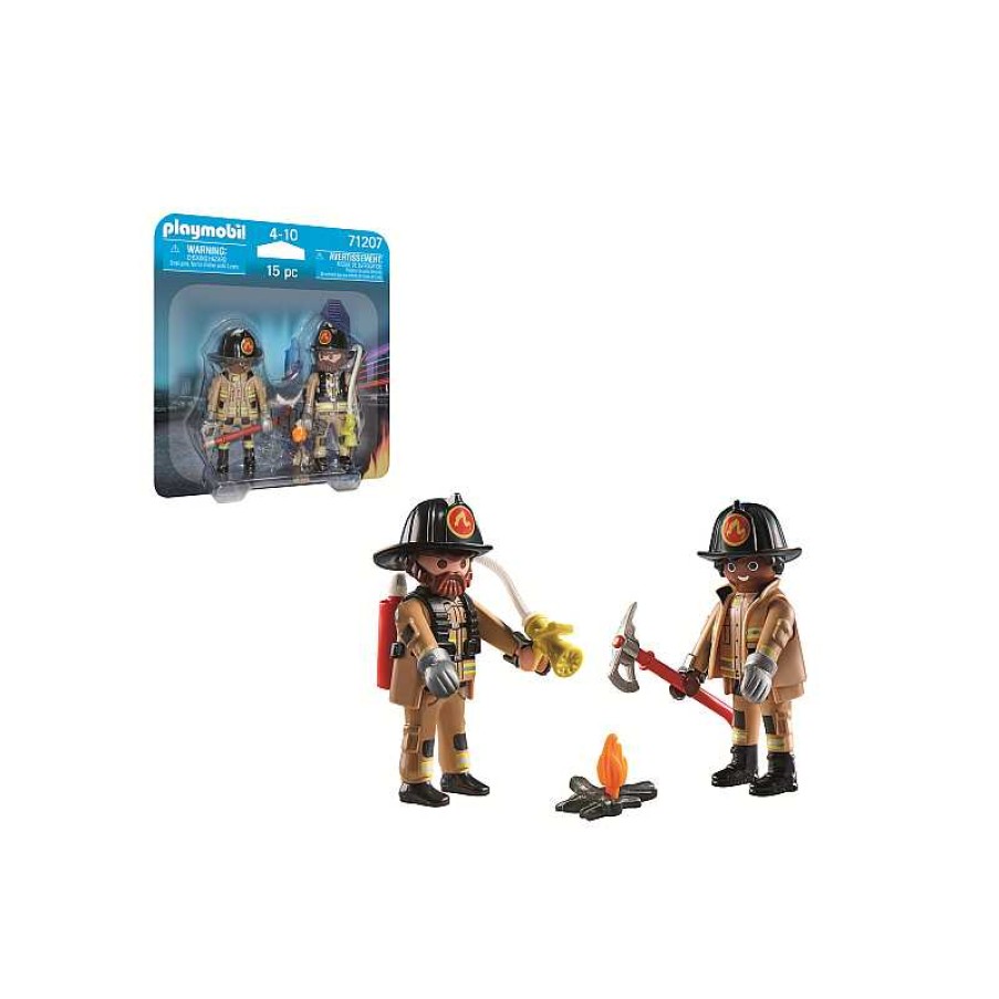 PLAYMOBIL Duo Pack Bomberos | Juguetes