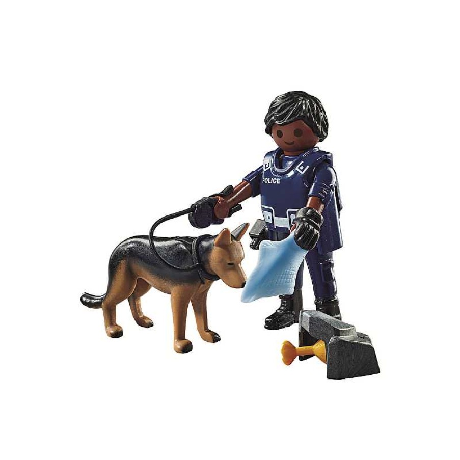 PLAYMOBIL Policia Con Perro | Juguetes