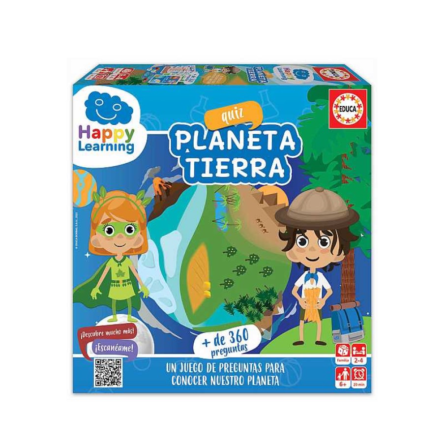 EDUCA Juego Quiz La Tierra Happy Learning | Juguetes