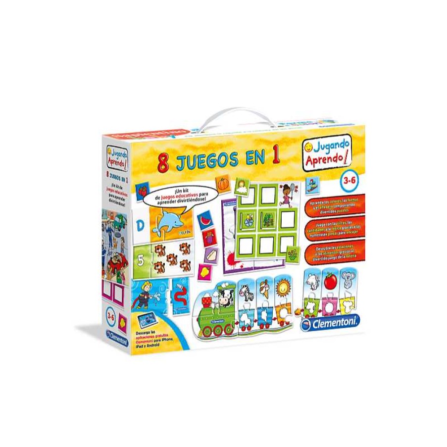 CLEMENTONI Kit 8 Juegos En 1 | Juguetes